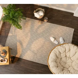 Indoor & Outdoor Teppich Beige 120x180cm - Beige