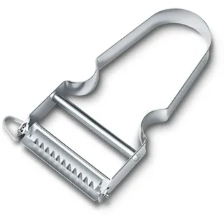 Victorinox Sparschäler STAR, Julienneschneider, Extra Scharfe Pendel-Klinge, Swiss Made
