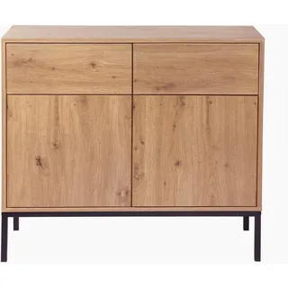 CaliCosy Sideboard 90 x 80 cm Beige