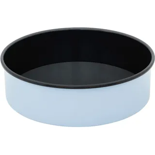 Riess, 0494-028, Tortenform Ø 26cm, BACKEMAILLE BLAU, Emaille, Volumen (empf.): 3,1 Liter, Herstellung in Österreich, LBH: 27,5x27,5x8,1cm, 1,064kg, Backform, Spülmaschinenfest, Ofenfest