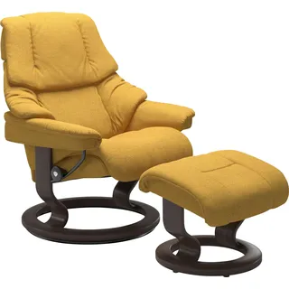 Stressless® Fußhocker »Reno«, mit Classic Base, Gestell Wenge, gelb