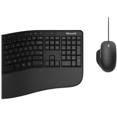 Bild von Ergonomic Desktop Tastatur Maus enthalten USB Schwarz