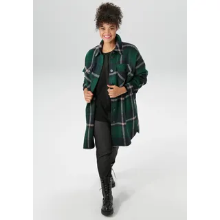 Aniston PLUS Langjacke im ausdrucksvollem Karo-Dessin - NEUE KOLLEKTION, beige