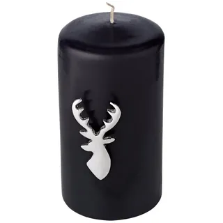 Edzard 4er-Set Kerzenpin Risa, Höhe 7 cm, silberfarben, Aluminium, Kerzenstecker