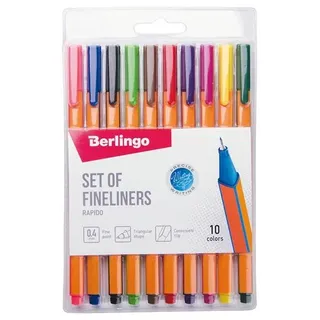 Berlingo, Rapido Bleistift-Set, farbig, 10 Stück, 0,4 mm