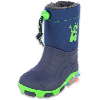 Beck Jungen Blinking Ghost Regenstiefel, Dunkelblau, 28/29 EU