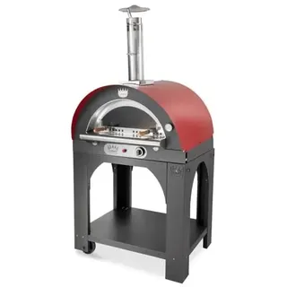 Backofen CLEMENTI Pulcinella Gas 80X60 Rot