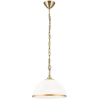Orion Leuchten Hängeleuchte Old Style Ø 33 cm Antik Milchglas