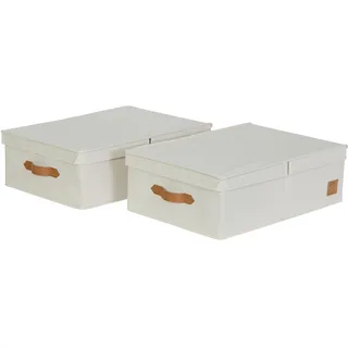 Store It Aufbewahrungsbox 50 x 33 x 16 cm 2-tlg. beige