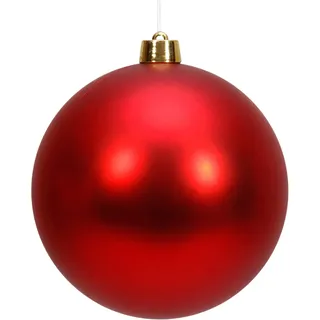 20CM Große Weihnachtskugeln Kunststoff Christbaumschmuck, Christmas Decorations Christbaumkugeln Rot Bruchsichere Kugeln für Festival Bruchsichere Wetterfest Outdoor Weihnachtkugeln Weihnachtsdeko