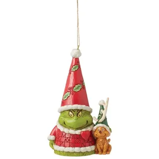 Enesco The Grinch by Jim Shore The Grinch GNOME with Max Hanging Ornament