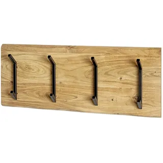 Haku-Möbel Wandgarderobe Rivera Schwarz Akazie