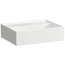 Laufen Kartell Handwaschbecken, unterbaufähig, ohne Hahnloch, ohne Überlauf, 450x340mm, H815330, Farbe: Snow (weiß matt)