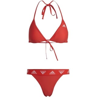 Adidas, Triangle Bikini, Bikini, Leuchtend Rot/Weiß, XL, Donna