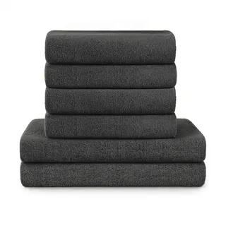 Blumtal Badetuch 70 x 140 cm grau 4 St.