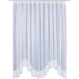 Wirth Elvira Gardine Welle 300 x 125 cm weiß