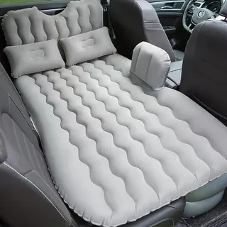 Icelus Auto Matratze SUV Luftmatratze with Luftpumpe 185 * 90 * 15 cm Aufblasbare Camping Kombi Luftbett für Auto Rücksitz Dickere Kofferraum Matratze Bett für Camping Outdoor Traveling