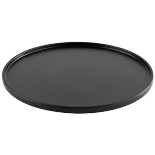 APS 85232 Unterteller Ø 19 cm, Höhe 1 cm Melamin, schwarz