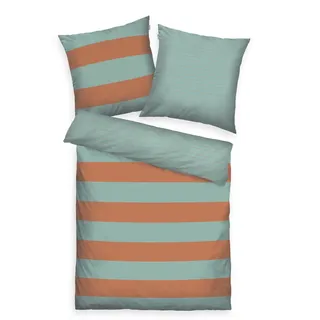 TOM TAILOR HOME Wendebettwäsche »MIG, Baumwoll-Renforcé« 2 Stk. tlg., grün