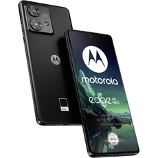 Motorola Mobility Edge40 neo Smartphone (6,55'-FHD+-Display, 50-MP-Kamera, 12/256 GB, 5000 mAh, Android 13) Black Beauty, inkl. Schutzcover + KFZ-Adapter [Exklusiv bei Amazon]