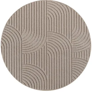 Ayyildiz HELIX 2201 Kurzflorteppich 160 x 160 cm Beige
