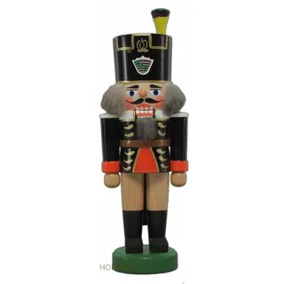 Nussknacker Bergmann Sachsenwappen 19cm NEU Nußknacker Holz Figur Erzgebirge