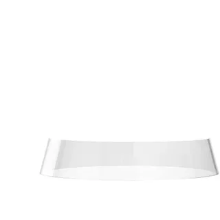 Flos Lampenschirm Bon Jour in der Farbe transparent, aus Acrylglas hergestellt, Größe: 31,6x7,5cm, F1033000