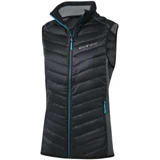 Black Crevice Damen ärmellose Weste, schwarz, 44