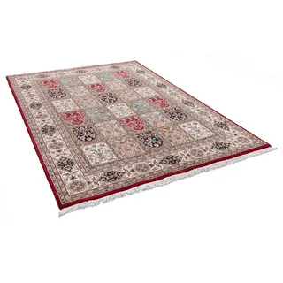 Orientteppich THEKO "Benares Bachtiari" Gr. 7, rot, B:250cm H:12mm L:350cm, Schurwolle, Teppiche, Orientteppich, reine Wolle, handgeknüpft, mit Fransen
