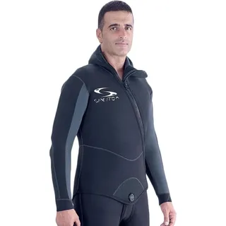 Spetton Rockman Speerfischjacke 5 Mm Grau 3XL Herren Grau 3XL - Grau