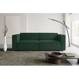 werk2 Schlafsofa Kansas Polyester 2-Sitzer Grün
