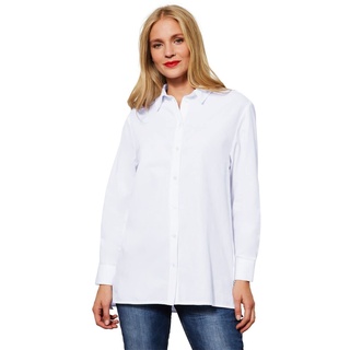 STREET ONE Damen A343563 Longbluse, White, 36