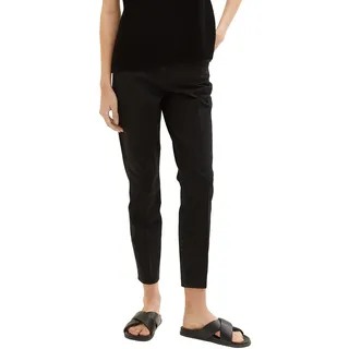 TOM TAILOR Damen Plussize Mia Slim Fit Hose,14482 - deep Black, 54