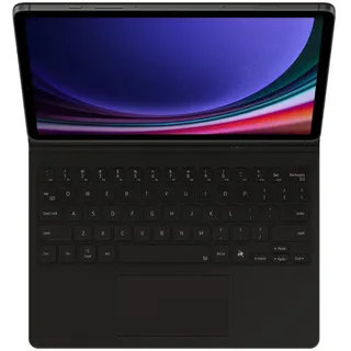 Samsung Book Cover Keyboard für Galaxy Tab S9 S9 FE, schwarz,