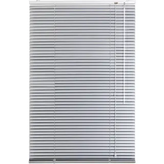 Lichtblick Original Jalousie Aluminium Silberfarben, 220, 90, 220, 220 , Metall , 90x220 cm , Heimtextilien, Vorhänge, Rollos, Jalousien