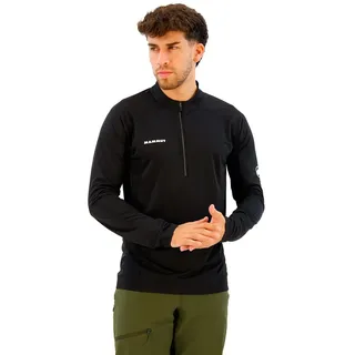 Mammut Aenergy Fl Zip Langarm-t-shirt - Black - XL