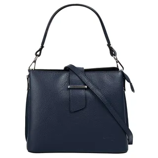 Cluty Henkeltasche Leder Blue