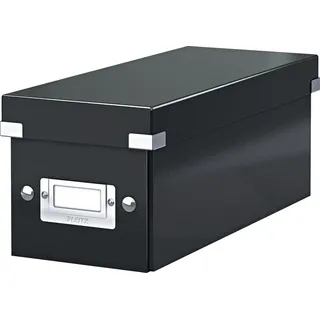 Leitz Click & Store CD Aufbewahrungsbox, Schwarz, Karton, 143 mm, 352 mm, 136 mm, 440 g - Schwarz