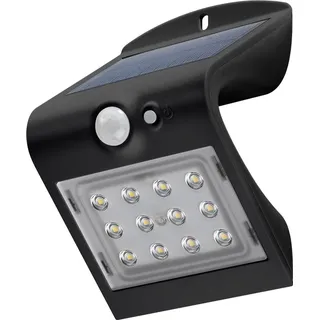 goobay Solarleuchte Kunststoff 14,5 cm mit Bewegungsmelder schwarz
