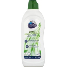 CARE + PROTECT ECO+ Geschirrspüler-Gel, umweltfreundliches, hypoallergenes, farbstoff- und phosphatfreies Geschirrspülmittel, Entfetter und Klarspüler, 650 ml, bis zu 38 Spülgänge