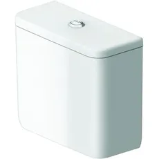 Duravit Qatego Spülkasten 3l/4,5l, Anschluss Unten links, 094710, Farbe: Weiß mit HygieneGlaze