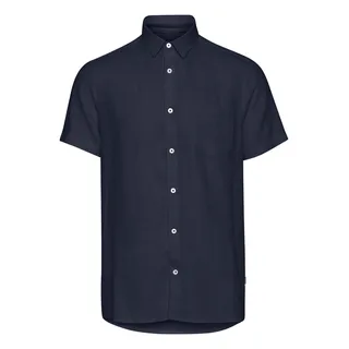 Solid Leinenhemd "Leinenhemd SDAllan", insignia blau