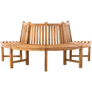 CLP Gartenbank 200/100 cm Holz teak , Teakfarben , 200x90x100 cm , Gartenmöbel, Gartenbänke