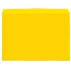 Orgatex Sichttaschen, A4 quer, gelb, 10 St.