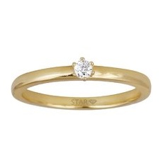 Stardiamant Ring - Diamant Gelbgold 585 - D6453/G