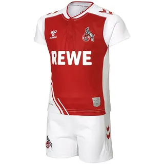 hummel 1FCK 22/23 HOME MINI KIT - WHITE/TRUE RED - 80 - Weiß