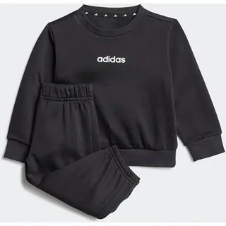 adidas Essentials Linear Joggers Set - Black / White - 3-4 Jahre