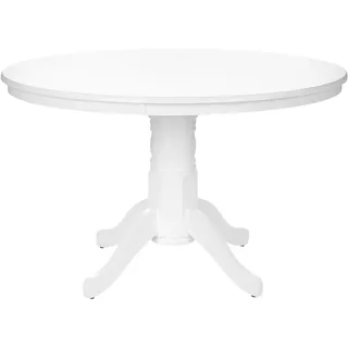 Beliani Esstisch Ø 120 cm weiß