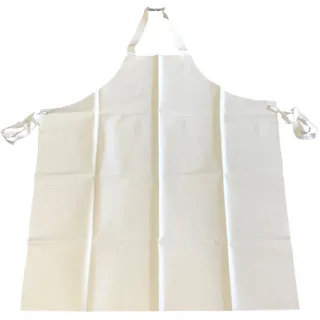 Aprotex Profi Gummi Schürze 105 cm, Metzger,Ledolin,Dagelin,weiß, extra gute Qualität