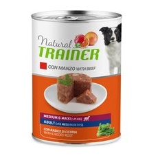 6x400 g Vită Adult Medium & Maxi Natural Trainer Hrană umedă câini